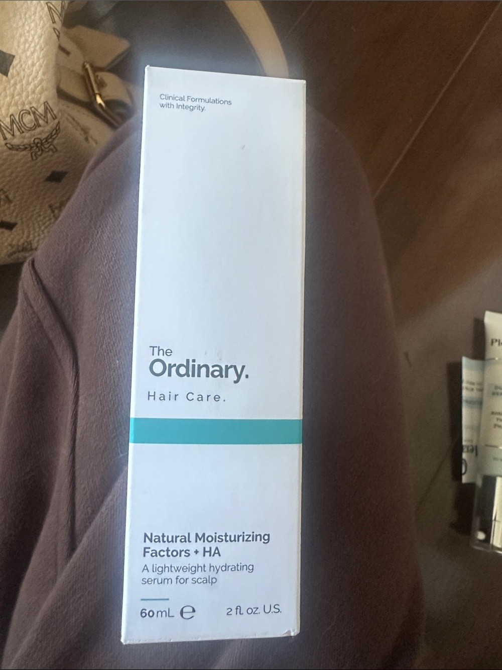 The Ordinary Hair Care Serum - White/Teal Box